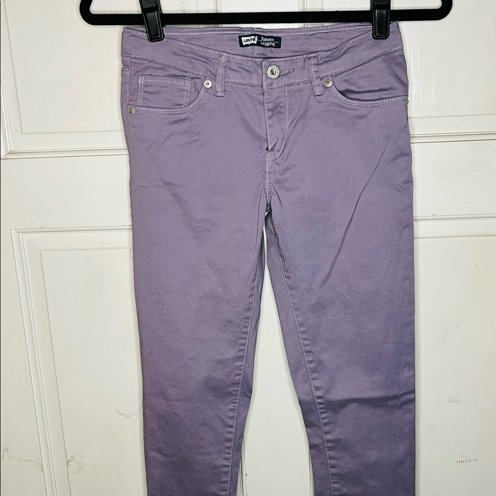 4/$25 Girls purple Levi size 14 jeans